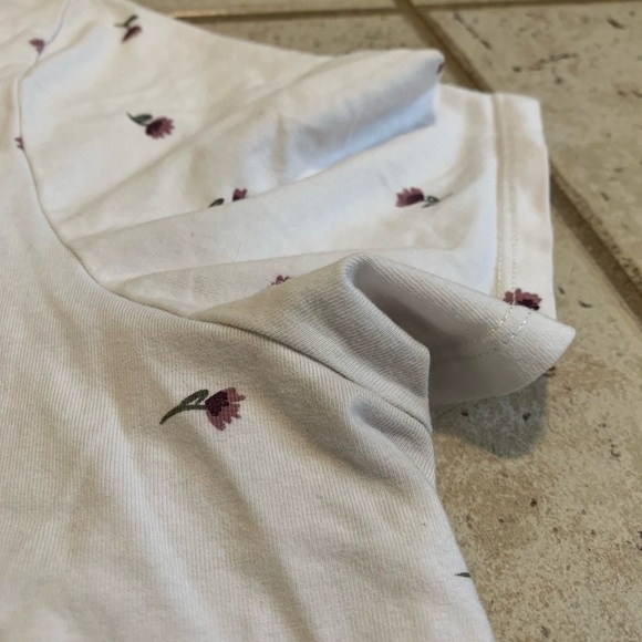 Reitmans R Essentials White Floral T-shirt XXL - Picture 5 of 8